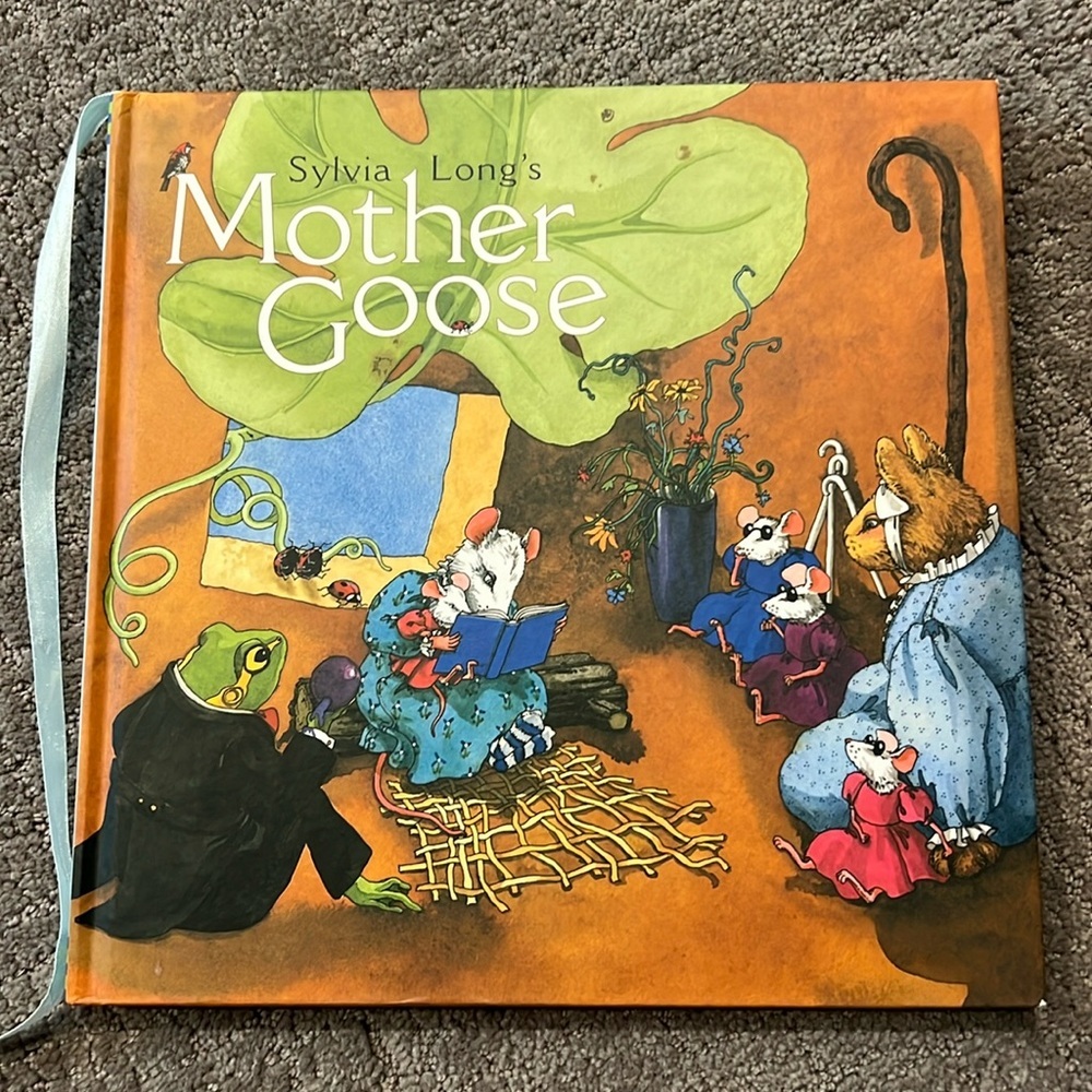 SYLVIA LONG'S MOTHER GOOSE Hardcover Book